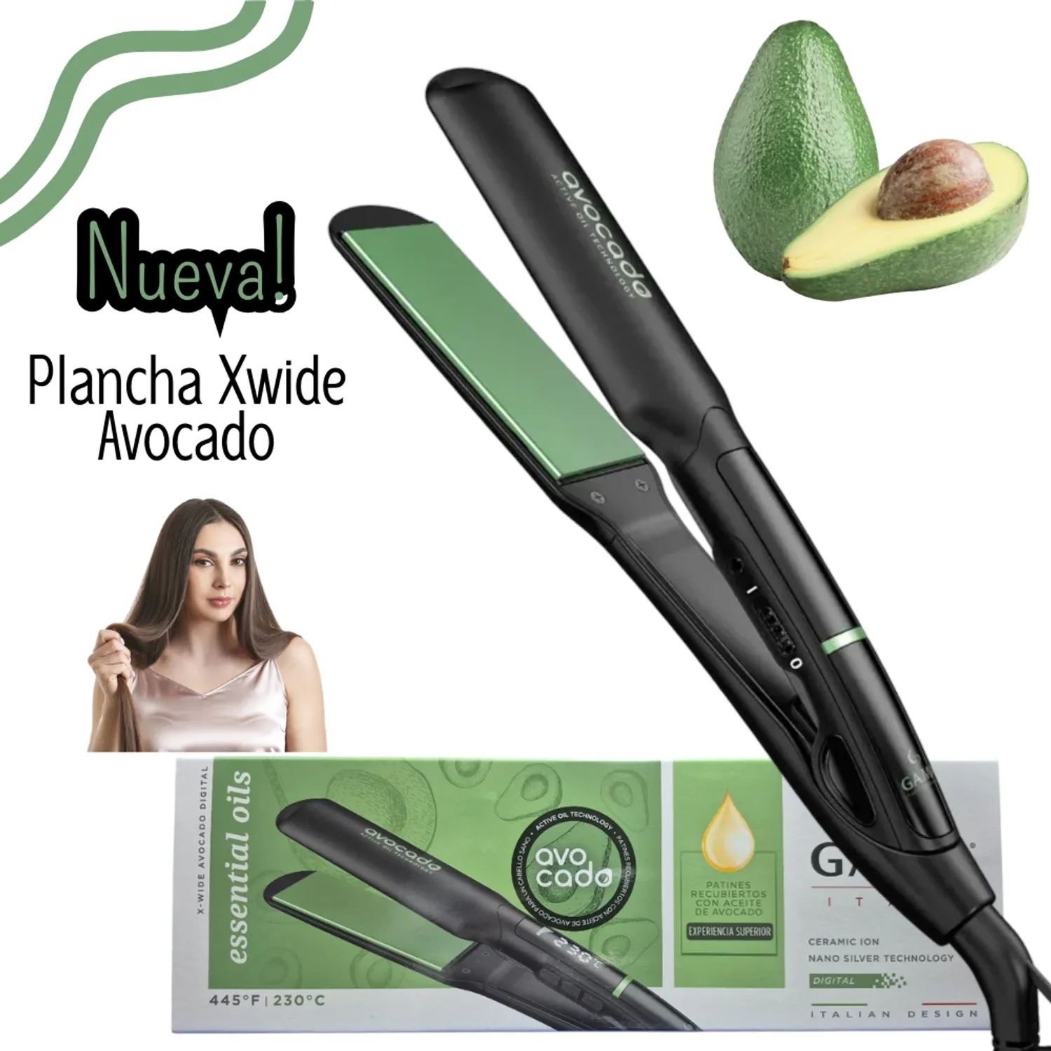 Alisador X-Wide Avocado Gama 220V – BECHS0000002790
